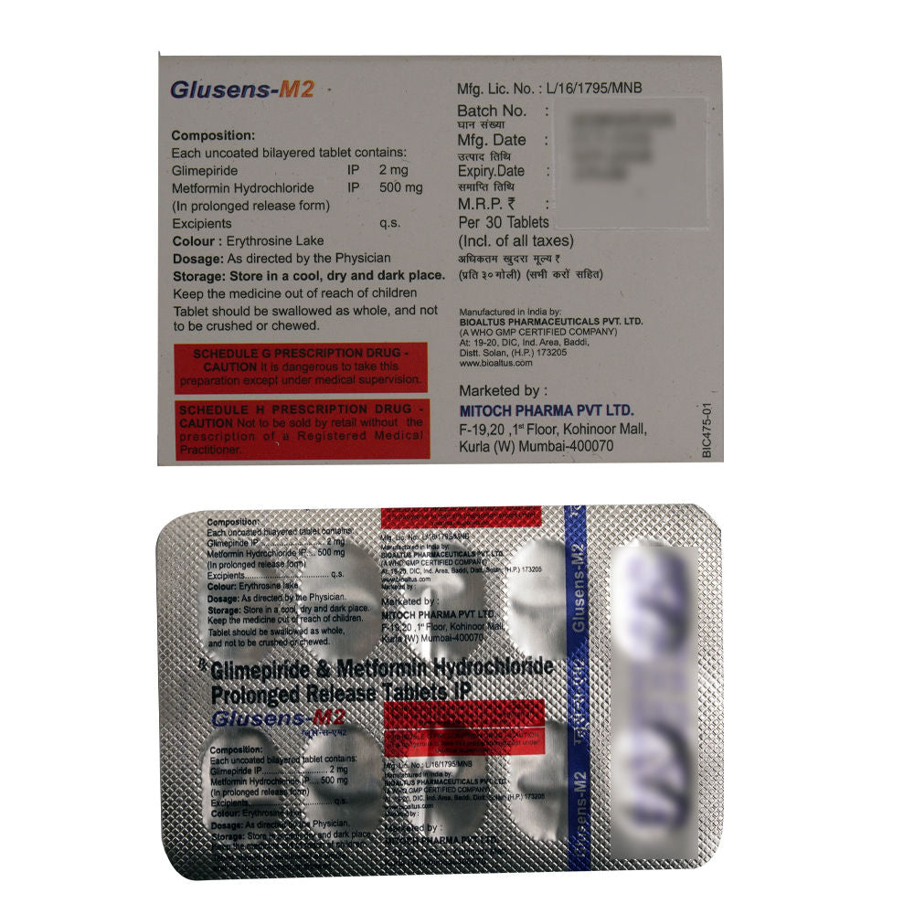 Glusens-M 2 Tablet SR