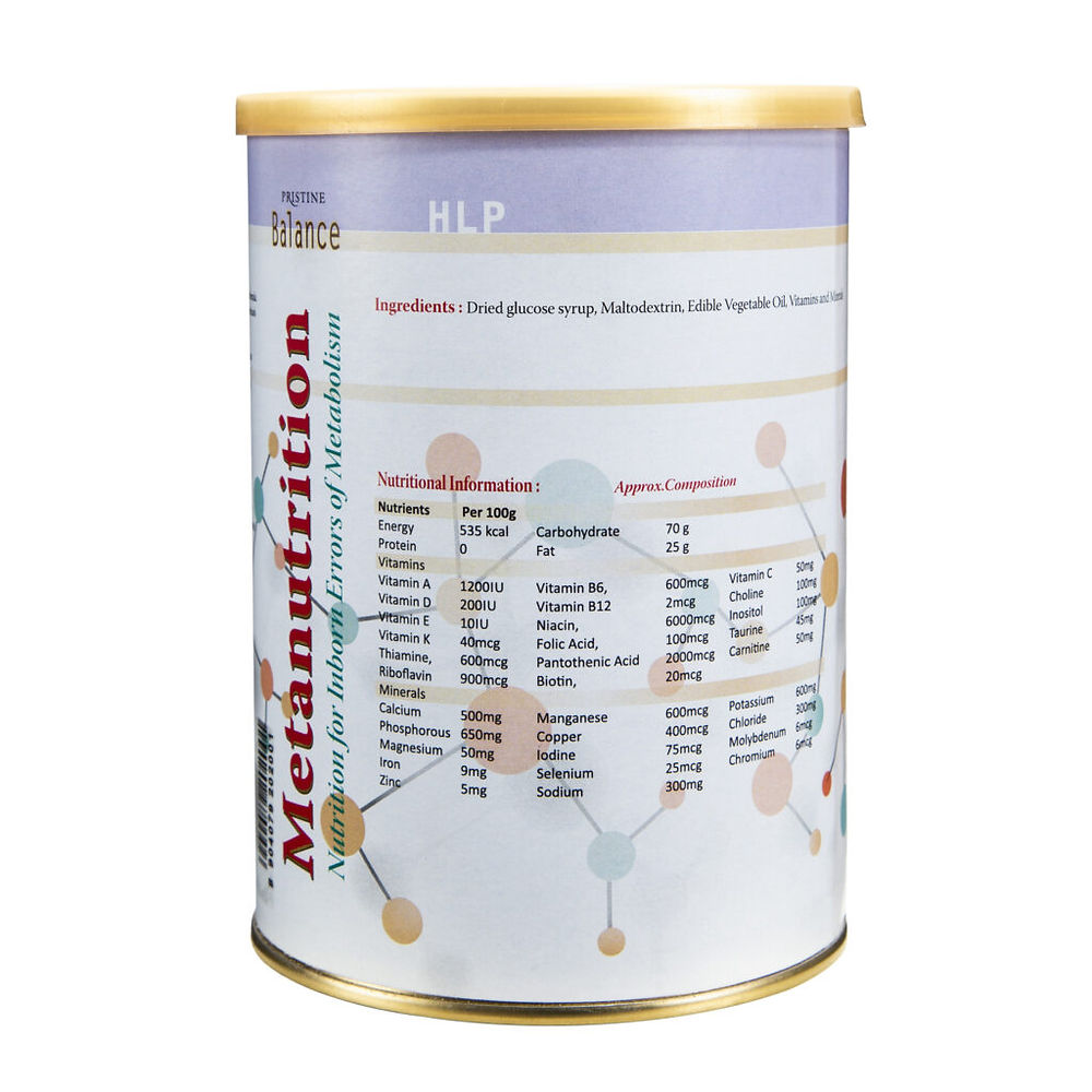 Pristine Balance Metanutrition HLP Powder (Upto 3 Years) Unflavoured