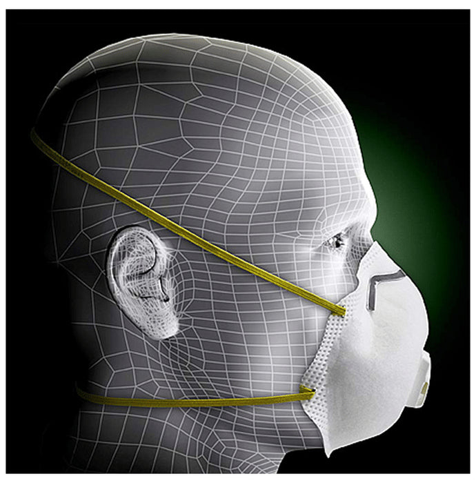 3M N95 8511 Respirator Mask White