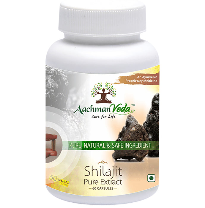 Aachman Veda Shilajit Pure Extract Capsule (60 Each)