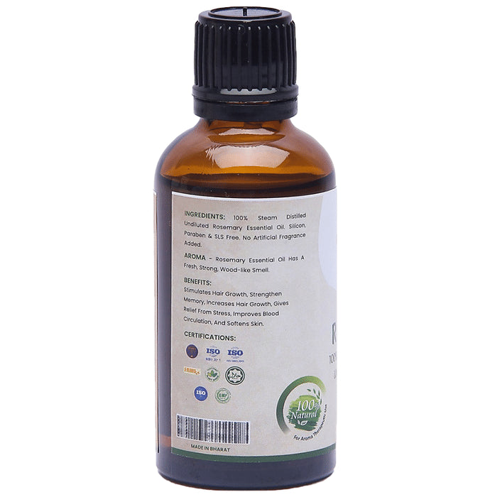 Aashman Ayurveda 100% Pure Steam Distilled Essential Oil Rosemary