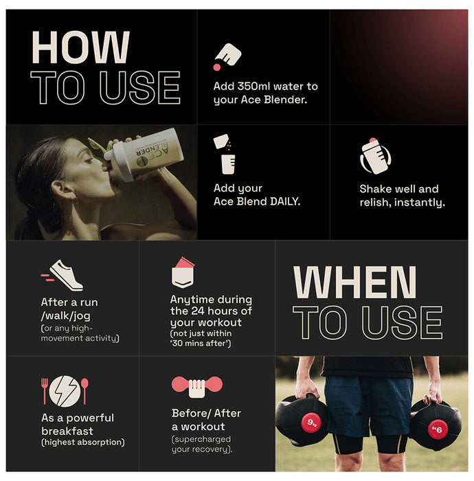 Ace Blend Intense 30g Vegan Plant Protein Powder with BCAA Pink Guava