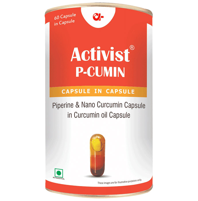 Activist P-Cumin Piperine Capsule In Curcumin Oil Capsule