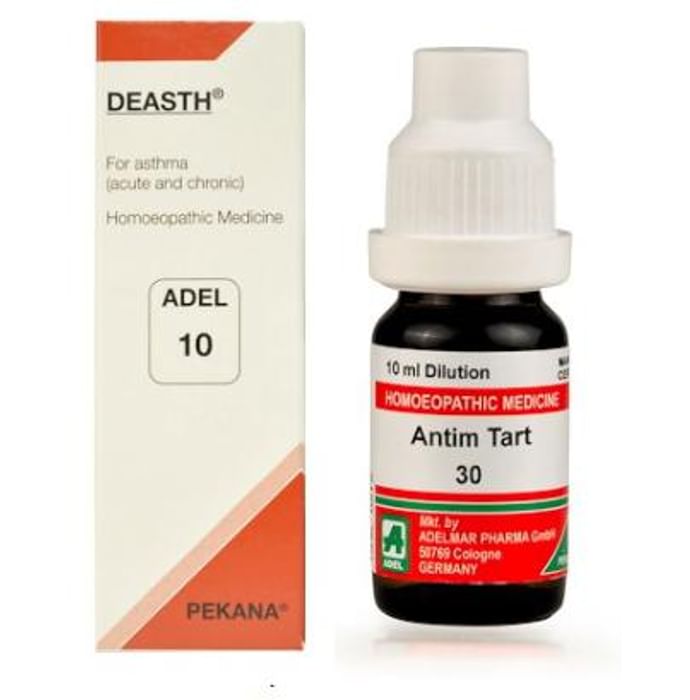 ADEL Asthma Care Combo (ADEL 10 + Antimonium Tartaricum Dilution) - Classic Derma