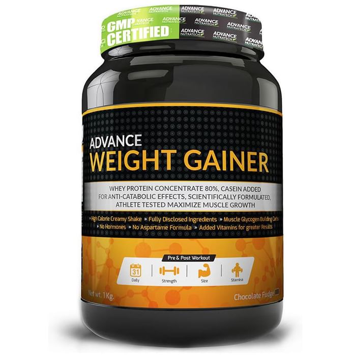 Advance Nutratech Weight Gainer Powder Chocolate Fudge - Classic Derma