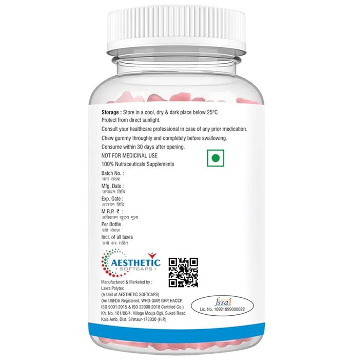 Aesthetic Softcaps Geum Ashwagandha Gummies Black Currant