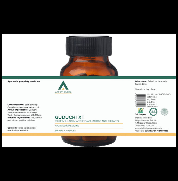 Age Ayurveda Guduchi XT Veg Capsule