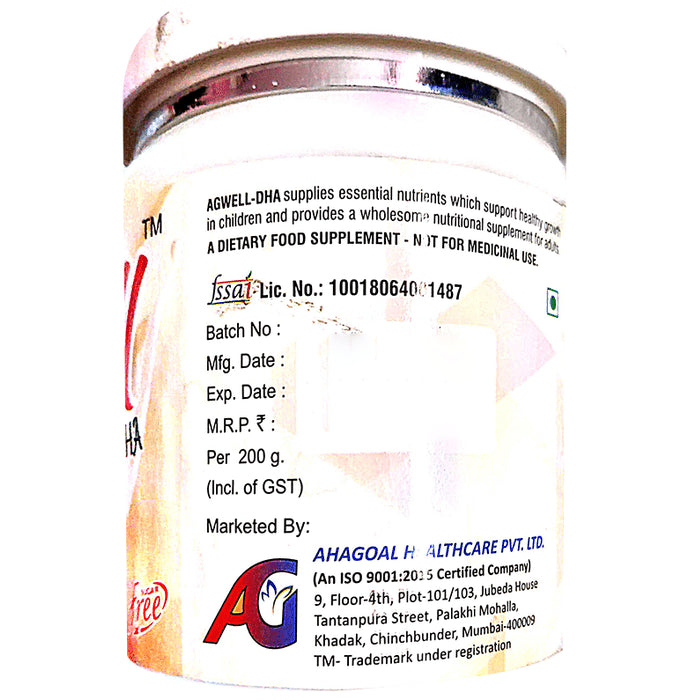 Agwell Protein Powder Sugar Free