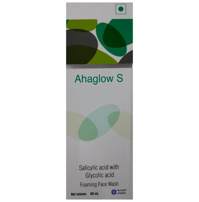 Ahaglow S Foaming Face Wash with Salicylic & Glycolic Acid