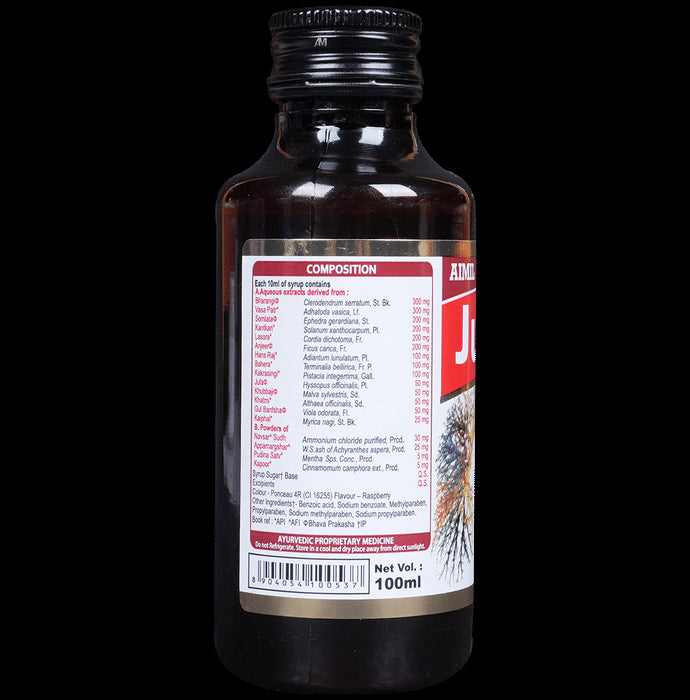 Aimil Jufex Syrup | Ayurvedic for Cough, Sore Throat, Congestion and Respiratory Wellness