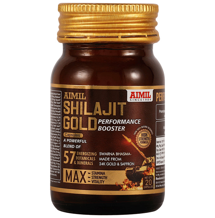 Aimil Shilajit Gold Performance Booster Capsule