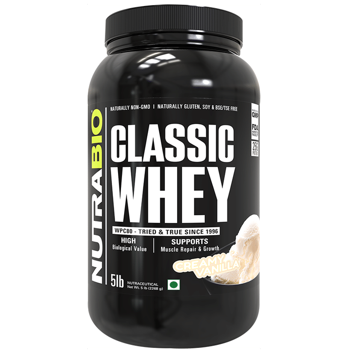 Nutra Bio Classic Whey Powder Creamy Vanilla - Classic Derma