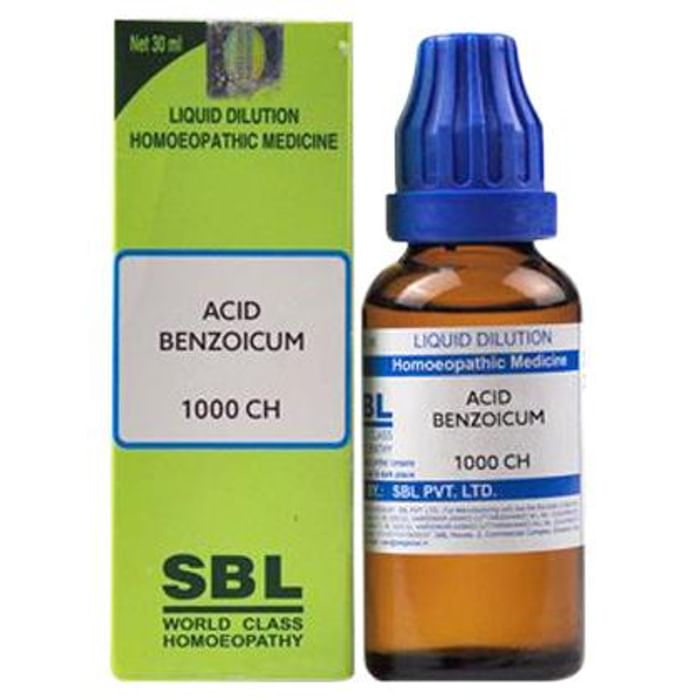 SBL Acid Benzoicum Dilution 1000 CH - Classic Derma