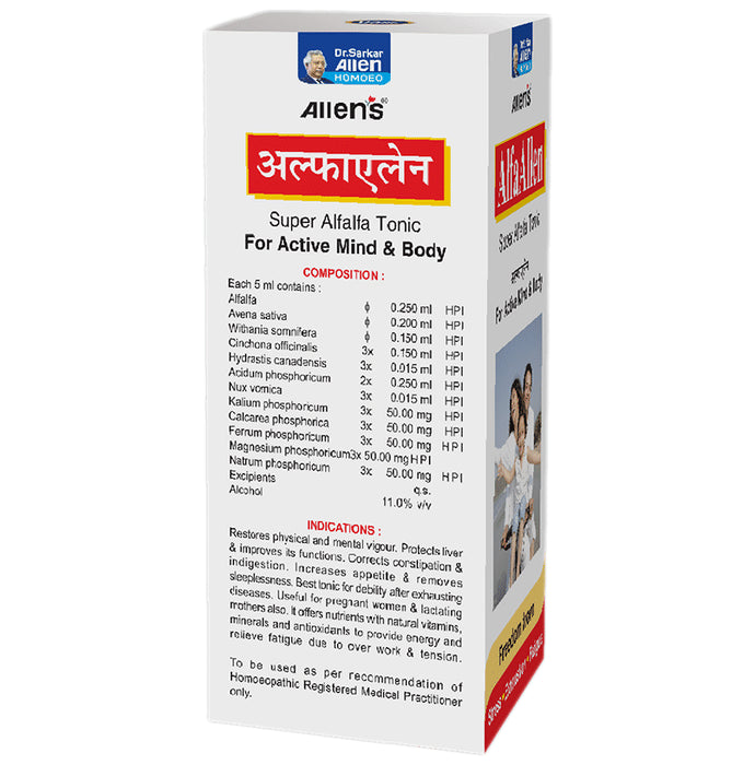 Allen's Alfa Allen Tonic No Added Sugar