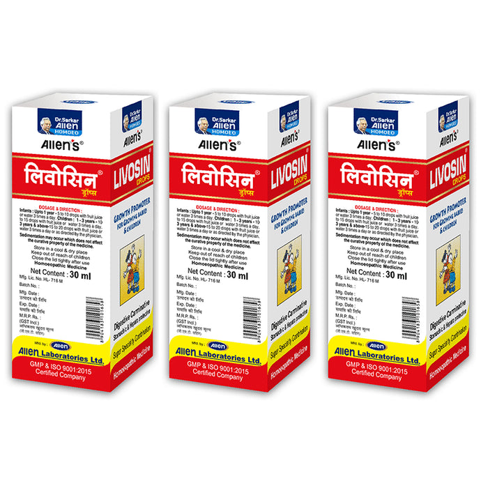 Allen's Livosin Drops (30ml Each)