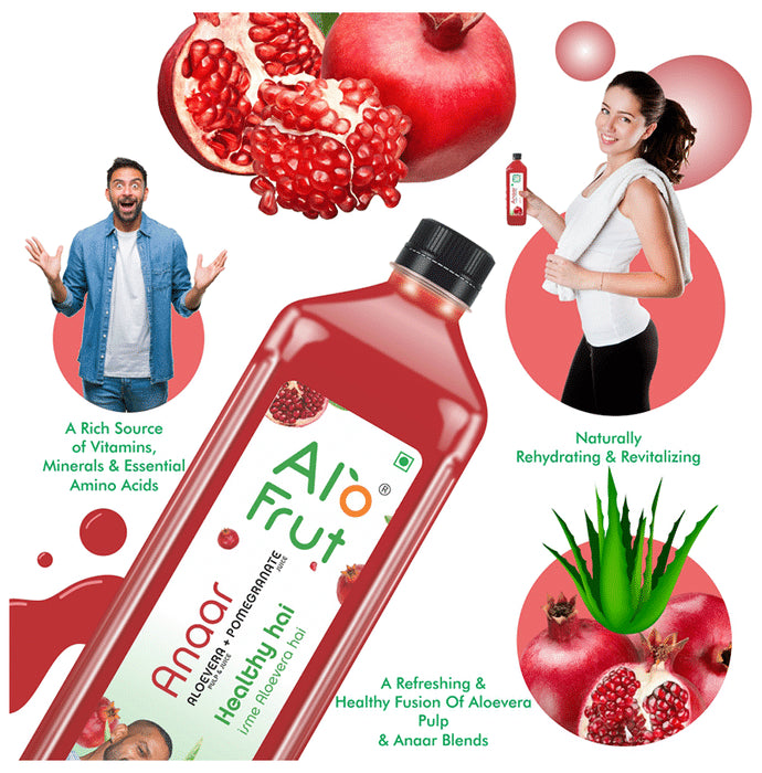 Alo Frut Anaar Aloevera Juice