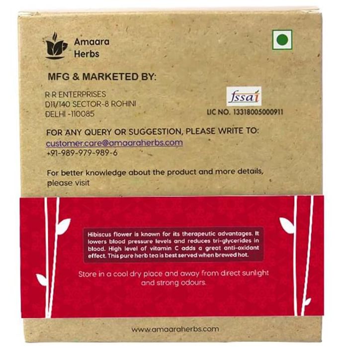 Amaara Herbs Tea Bag Hibiscus Green