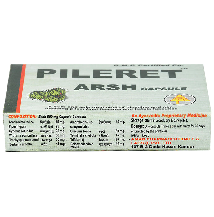 Amar Pharma Pileret Arsh Capsule (10 Each)