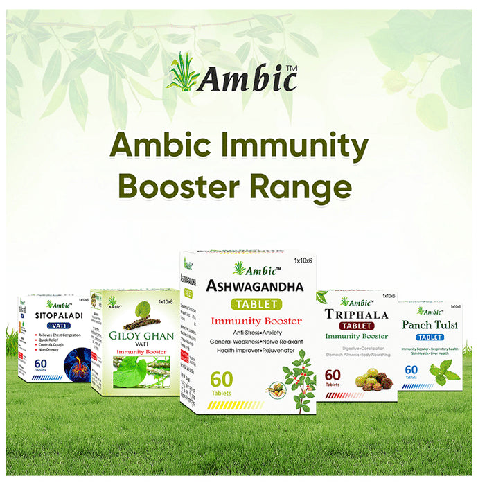 Ambic Ashwagandha Tablet Immunity Booster(60 Each)