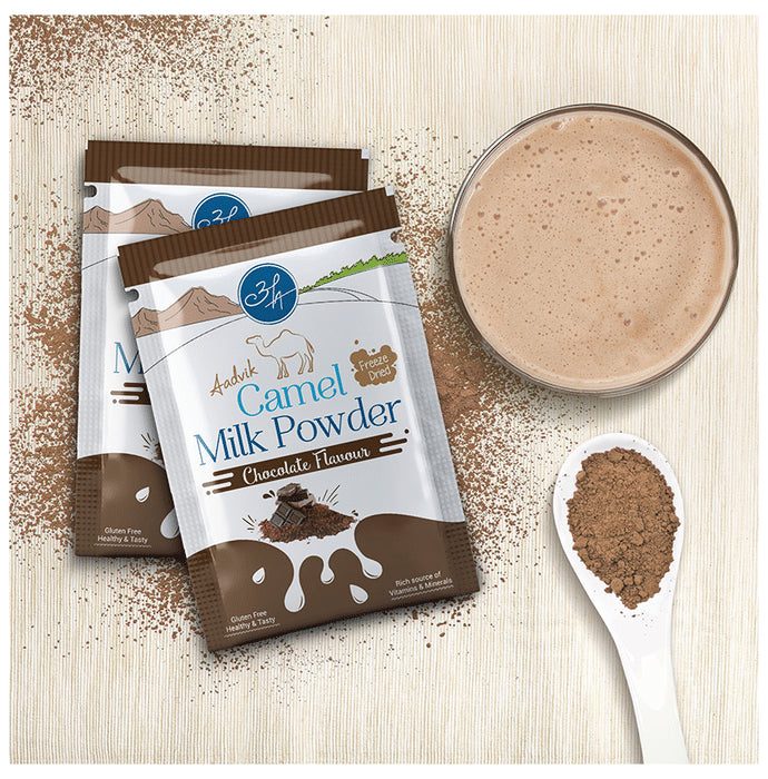 Aadvik Camel Milk Powder Sachet (30gm Each) Chocolate Freeze Dried