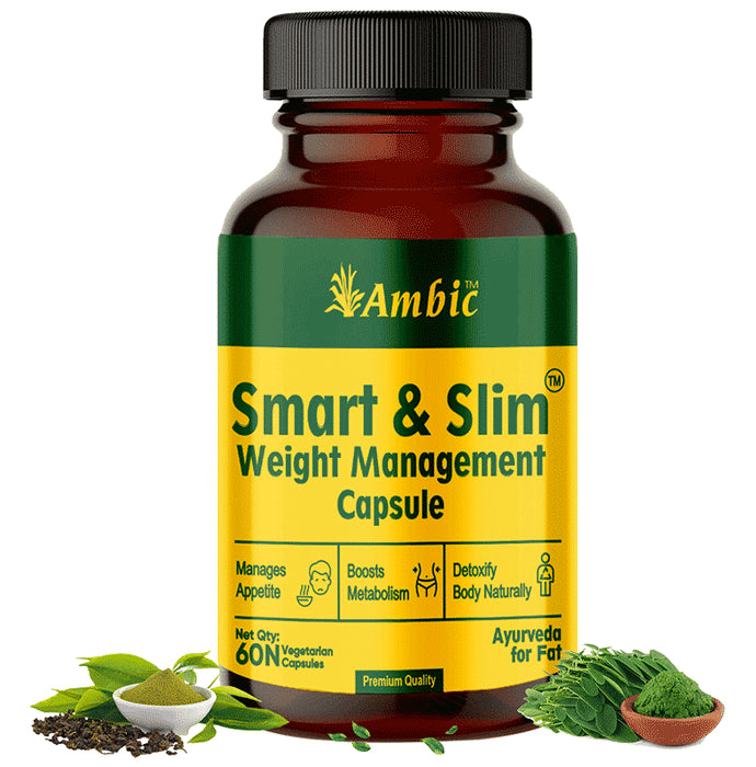 Ambic Smart & Slim Vegetarian Capsule (60 Each)