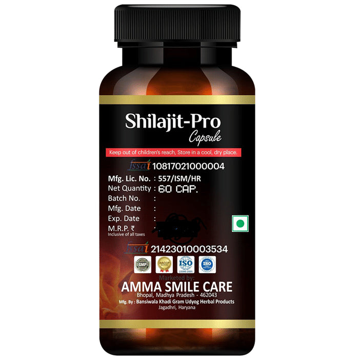 Amma Smile Care Shilajit-Pro Capsule