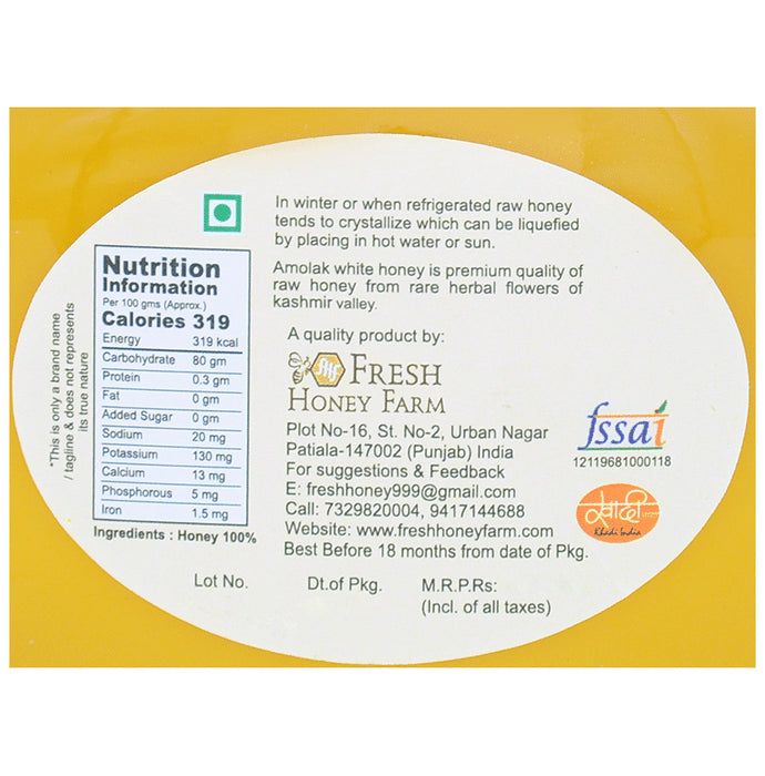 Amolak Kashmir White Raw Honey