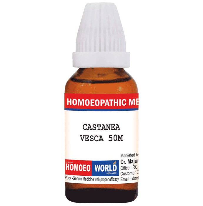 Dr. Majumder Homeo World Castanea Vesca Dilution(30ml Each) 50M - Classic Derma