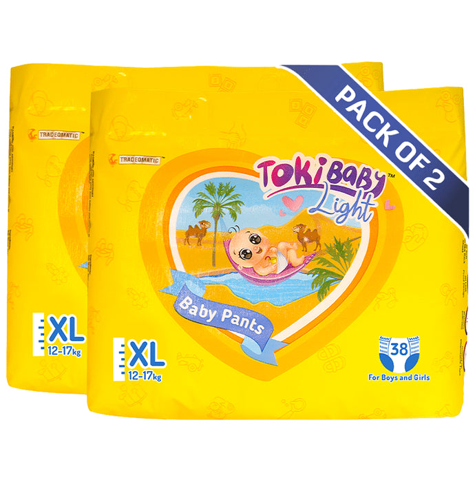 Toki Baby Baby Pant Diaper (38 Each) XL - Classic Derma
