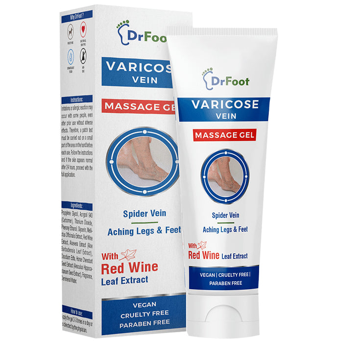 Dr Foot Varicose Vein Massage Gel - Classic Derma