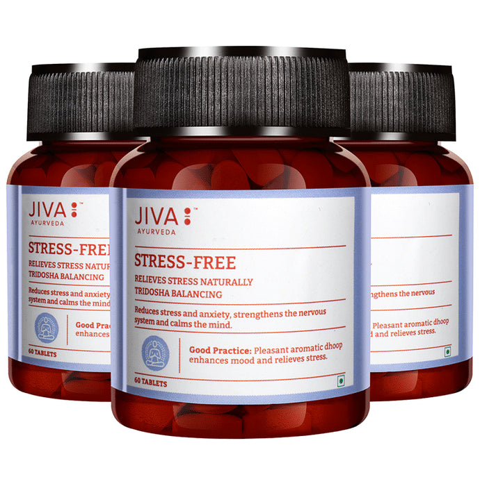Jiva Ayurveda Stress Free Tablet (60 Each)
