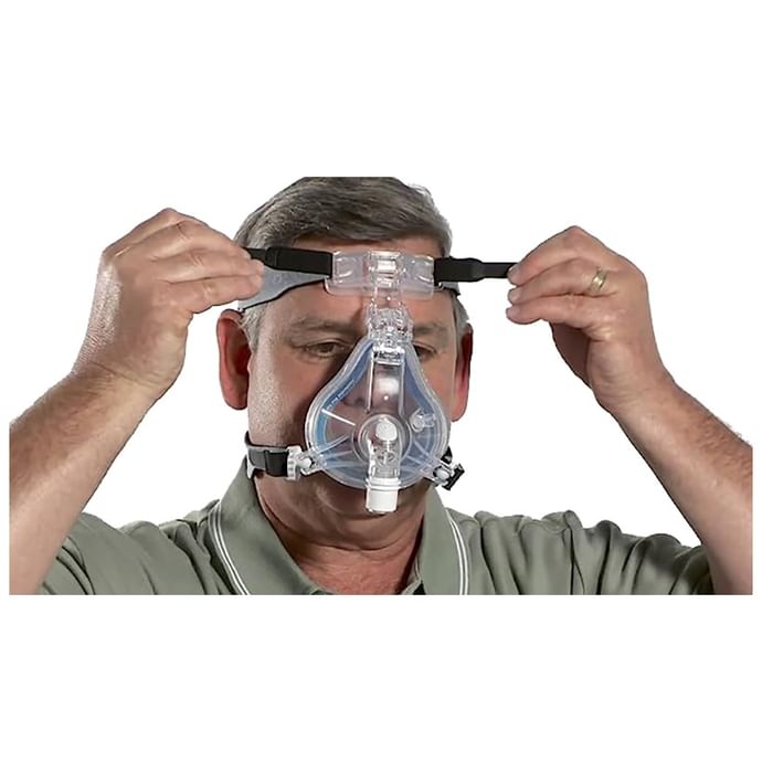 Auditech Non-Vented Style Bipap/Cpap Mask for Adults with Head Strap Large