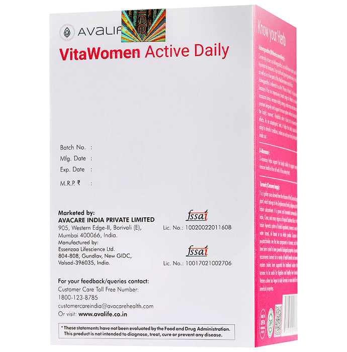 Avalife Vita Women Active Daily Tablet