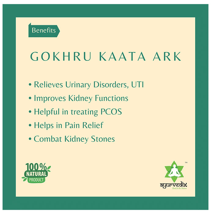 Ayurvedix Gokhru Kaata Ark (200ml Each)