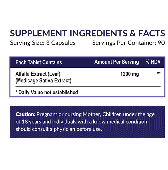 Ayuway Alfalfa 1200mg Vegicap
