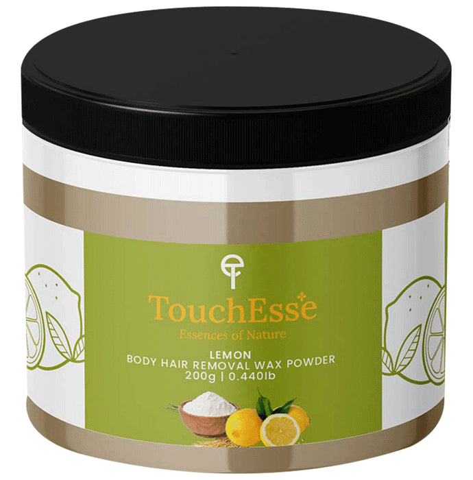 TouchEsse Lemon Body Hair Removal Wax Powder - Classic Derma
