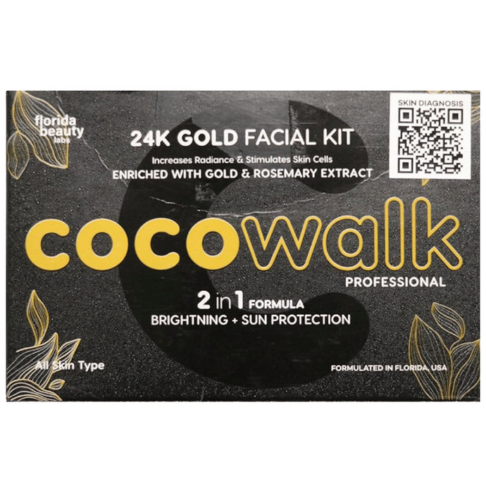 Cocowalk Professional 24K Gold Facial Kit - Classic Derma