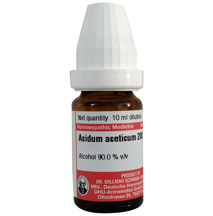 Dr Willmar Schwabe Germany Acidum Aceticum Dilution 200 - Classic Derma
