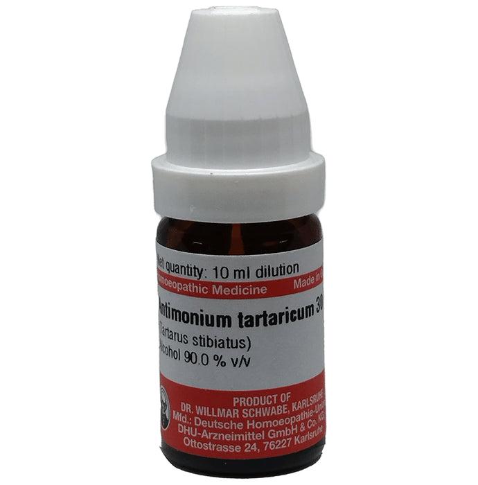 Dr Willmar Schwabe Germany Antimonium Tartaricum Dilution 30 - Classic Derma