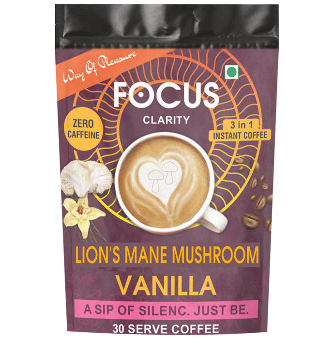 Way Of Pleasure Lions Mane Mushroom Coffee Vanilla Powder - Classic Derma