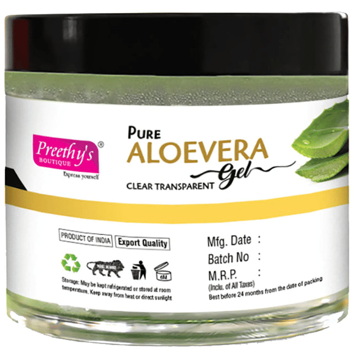 Preethy's Boutique Pure Aloevera Clear Transparent Gel - Classic Derma