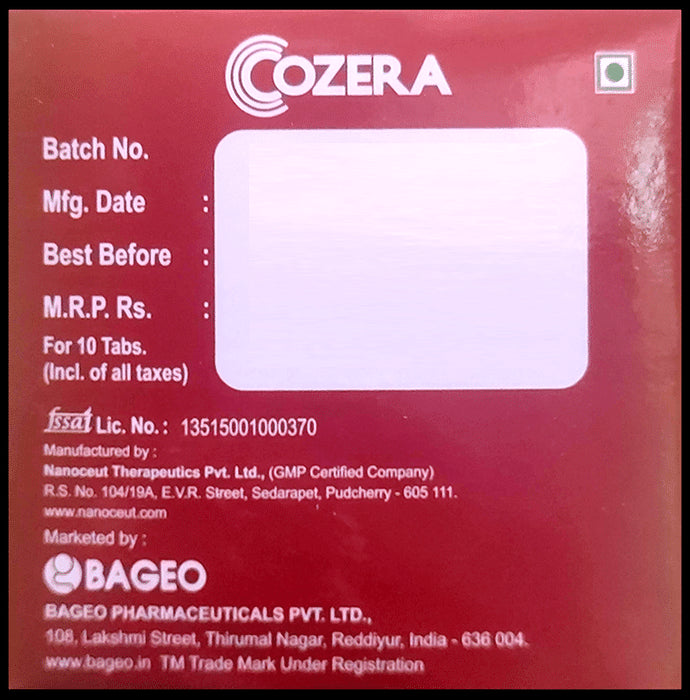 Bageo Cozera Health Supplement Tablet