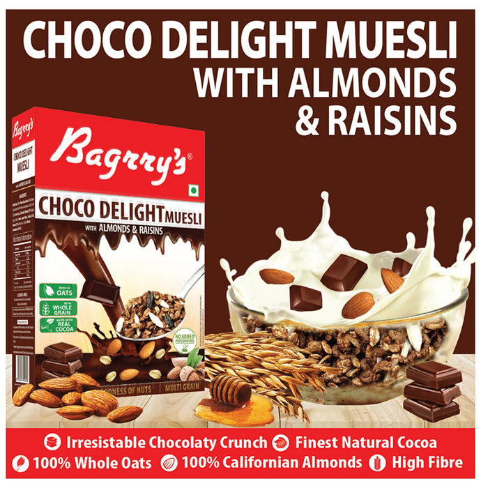 Bagrry's Choco Delight Muesli with Almonds & Raisins