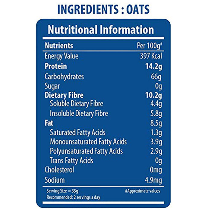 Bagrry's Steel Cut Oats for Weight Management & Cholesterol Reduction