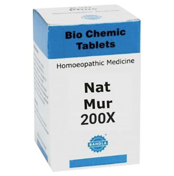 Bahola Nat Mur Biochemic Tablet 200X - Classic Derma