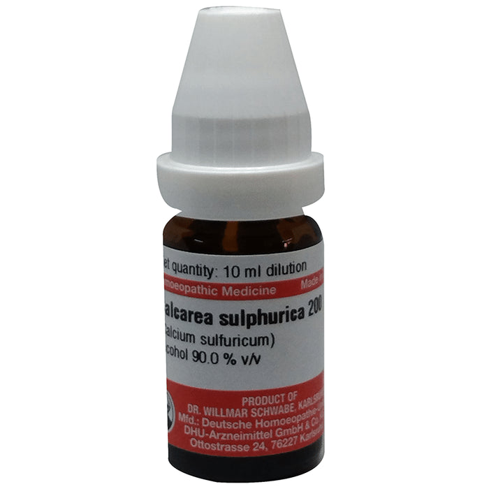 Dr Willmar Schwabe Germany Calcarea Sulphurica Dilution 200 - Classic Derma