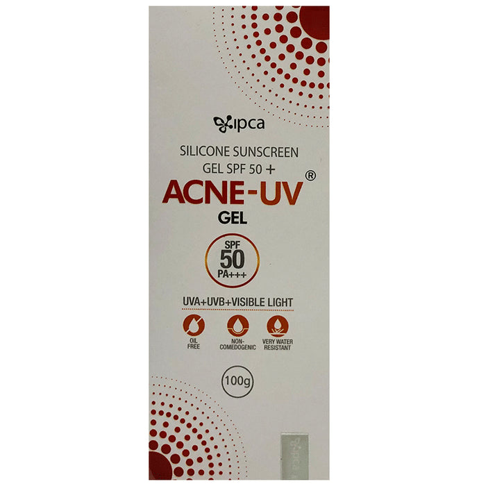 Acne-UV Sunscreen with Broad Spectrum UVA/UVB Protection | Oil Free & Water Resistant | Gel SPF 50 PA+++ - Classic Derma