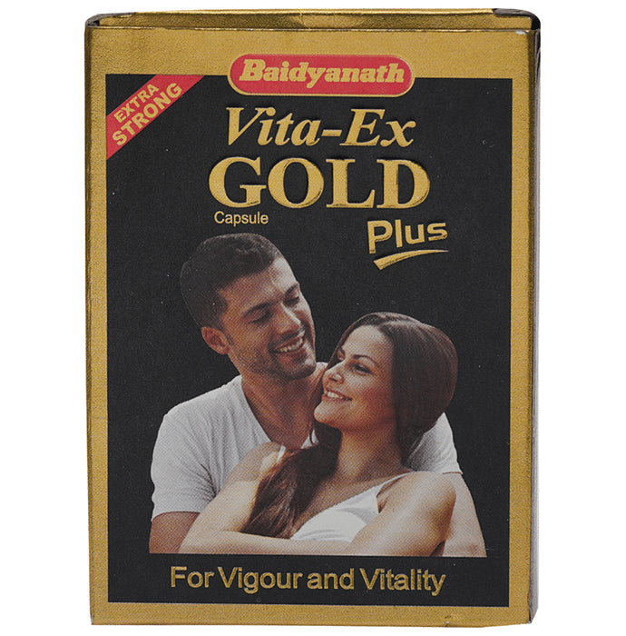 Baidyanath (Jhansi) Vita-Ex Gold Plus Capsule - Classic Derma