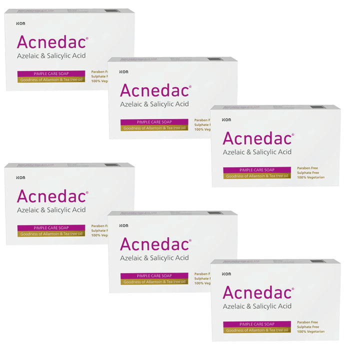 Acnedac Pimple Care Soap (75gm Each) - Classic Derma