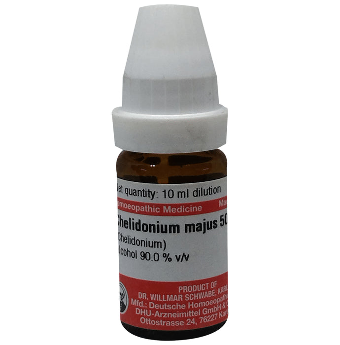 Dr Willmar Schwabe Germany Chelidonium Majus (Chelidonium) Dilution 50M - Classic Derma